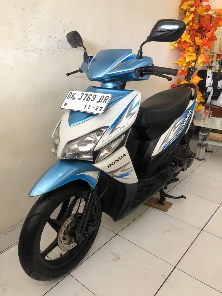 Honda Vario Th.2012 putih Biru!!