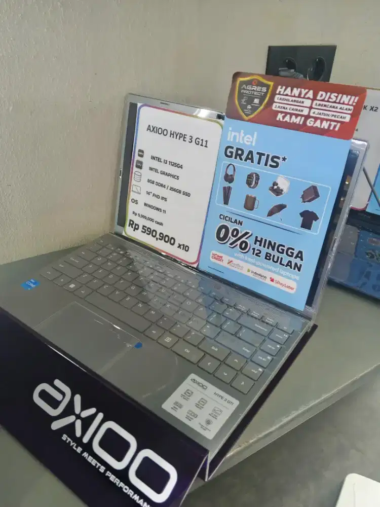 LAPTOP AXIOO HYPE 3 G11 | BISA CICILAN SYARAT CUKUP KTP SAJA