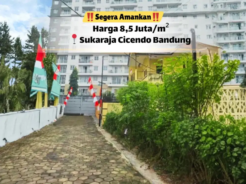 Lahan Strategis 396 m² Sukaraja Bandung