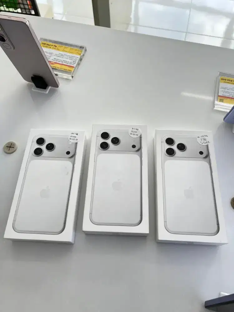 iPhone 17promax silver 256/512/1TB READY