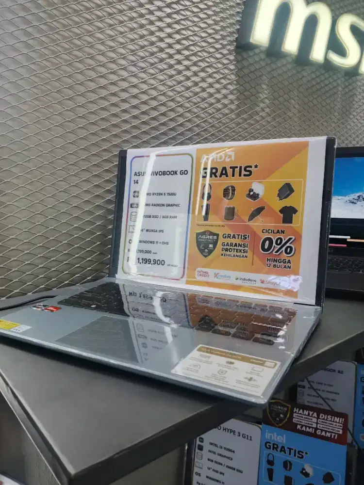 LAPTOP ASUS VIVOBOOK GO 14 RYZEN 5 | BISA CICILAN SYARAT CUKUP KTP AJA