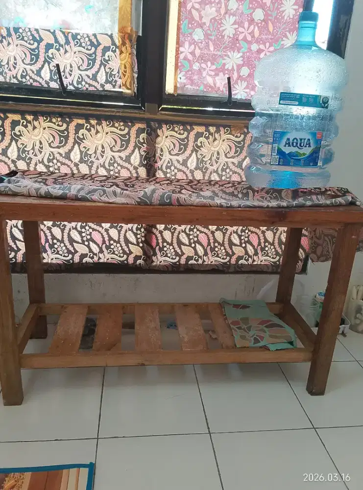 jual cepat meja kompor atau akuarium