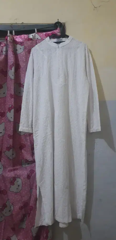 Gamis Putih Bordir