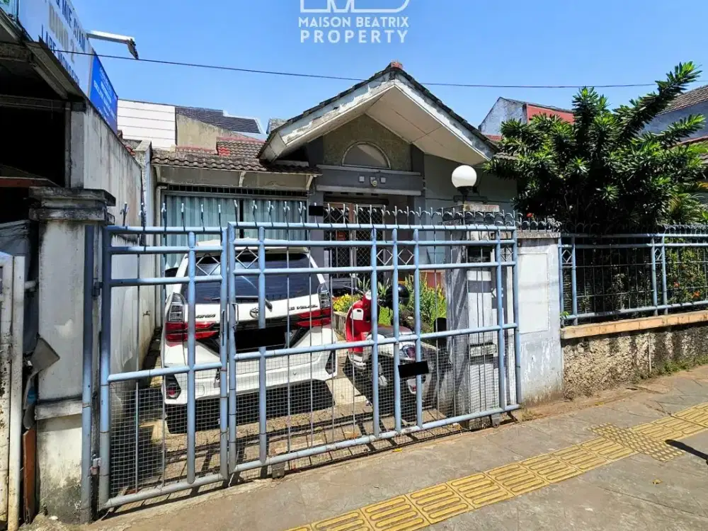 RUMAH PINGGIR JALAN BISA DIJADIKAN TEMPAT USAHA STRATEGIS DI KENCANA LOKA BSD CITY