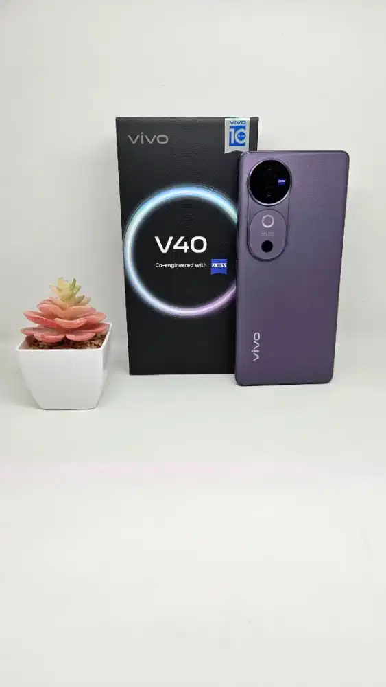 Vivo V40 5G 12/256 GB (Chrome Purple)Garansi 20 September 2026 Fullset