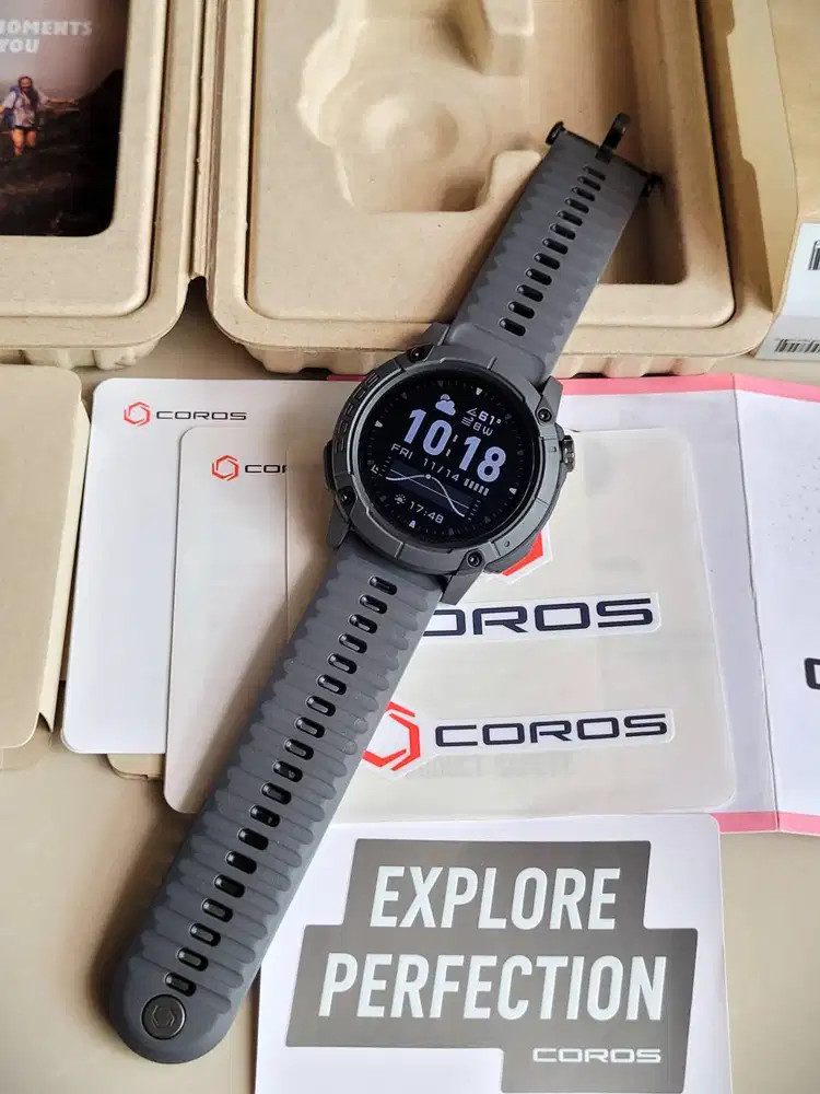 COROS NOMAD Dark Grey Garansi Resmi Indonesia Second Mulus Fullset