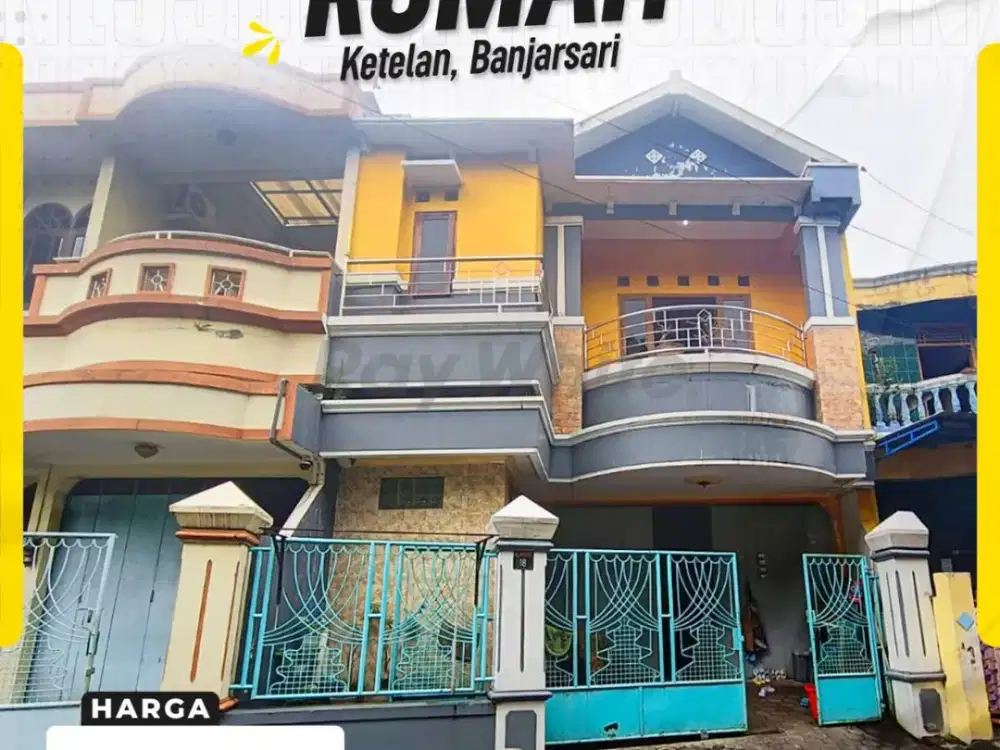 Rumah 2Lantai 4kamar Siap huni dekat Stasiun Balapan Ketelan Banjarsari Solo