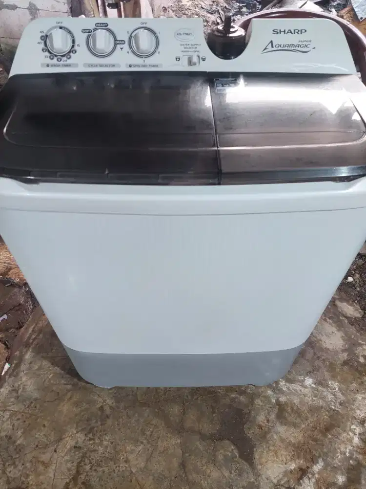 Mesin Cuci Sharp kapasitas besar 9,5kg Normal semua