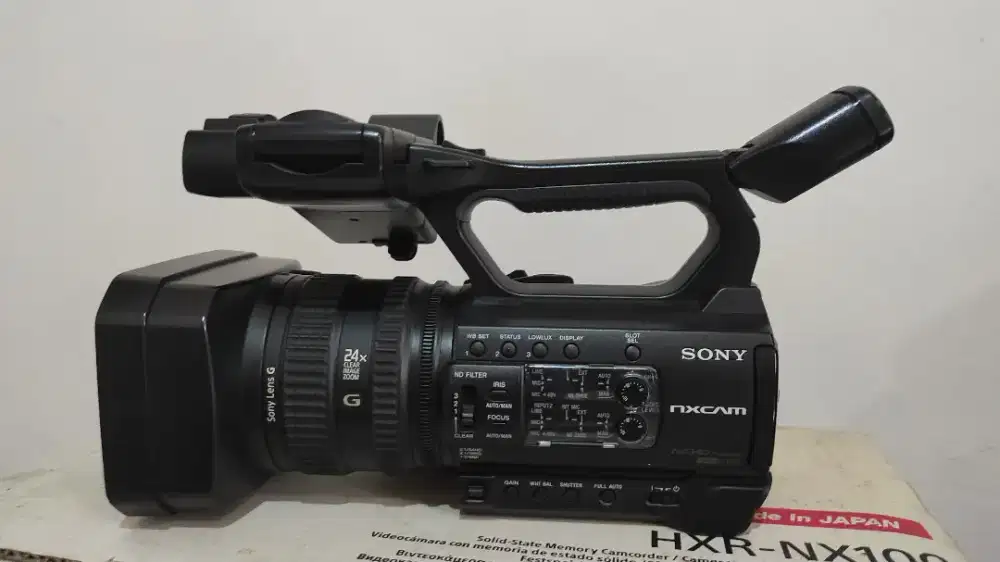 Camcorder kamera Sony NX100 bukan canon nikon fujifilm leica