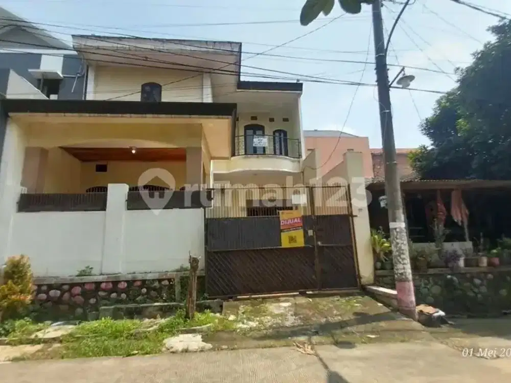 Rumah Mewah Murah 3 Lantai Komp Atsiri Petmai Strategis Dekat Stasiun Citayam Depok