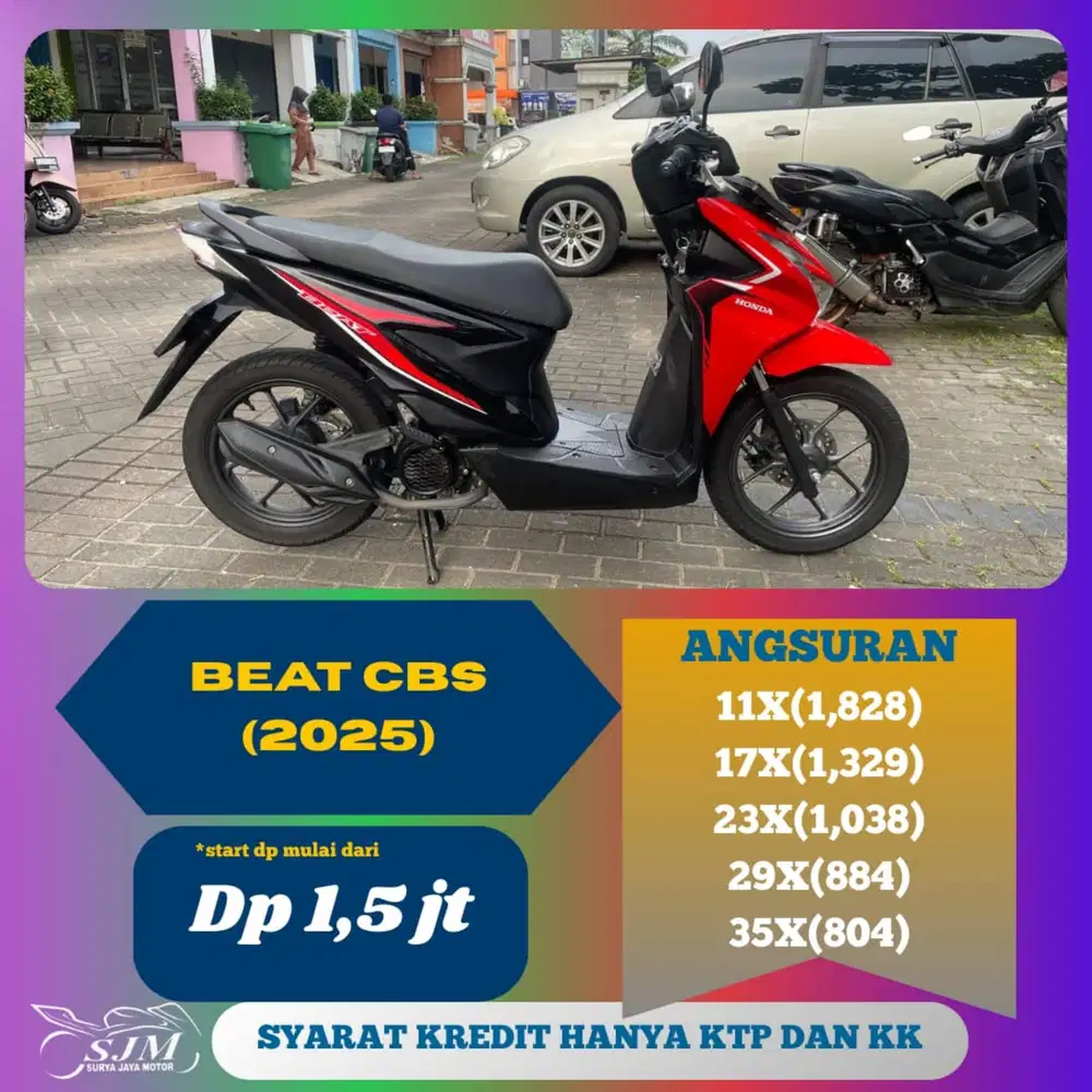 HONDA BEAT CBS 2025 CASH & KREDIT