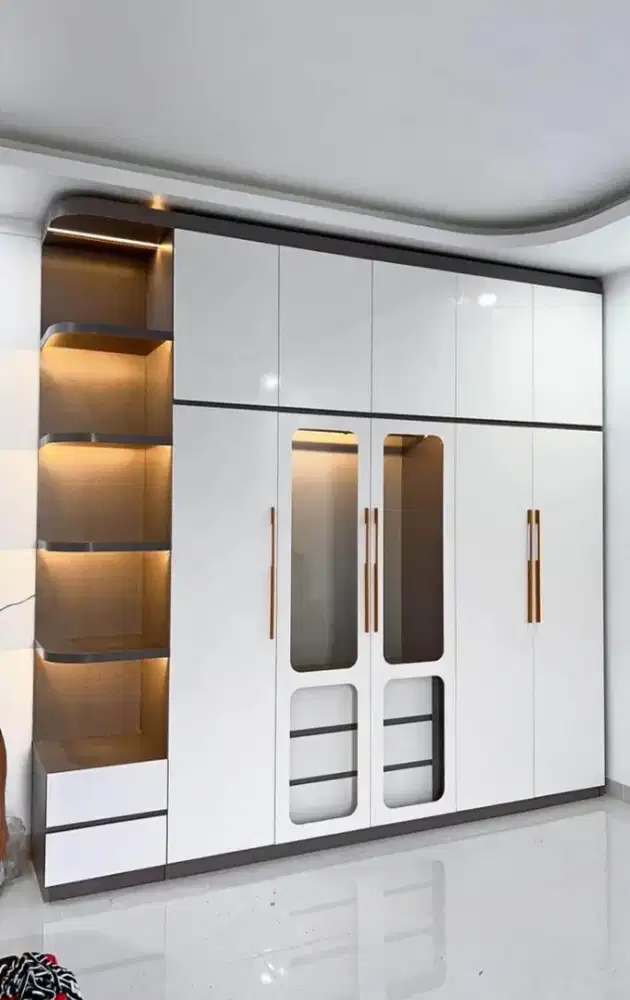 Lemari Baju Pakaian Custom Minimalis Murah Lampung