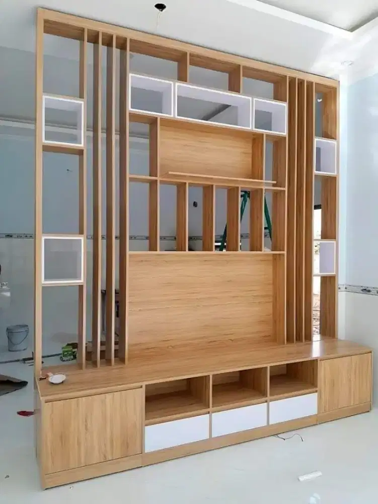 Rak Lemari Sekat Partisi Ruangan Custom