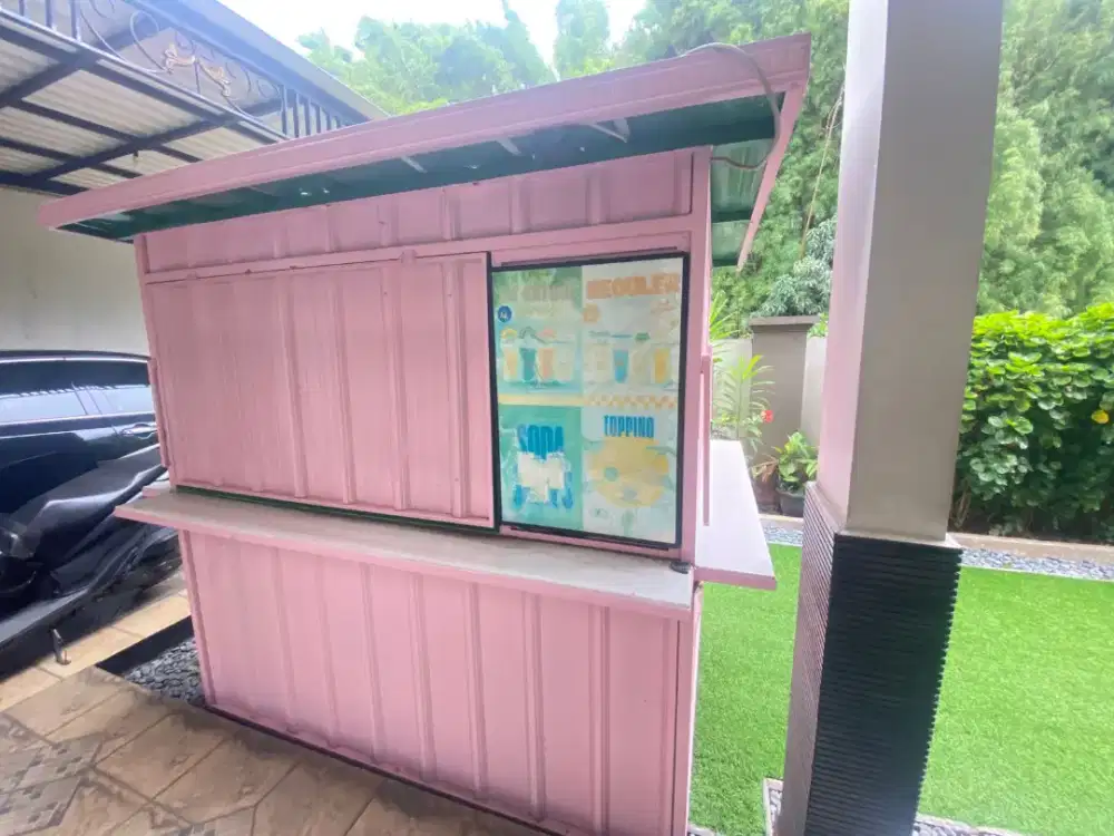 Box kontainer ex jualan minuman
