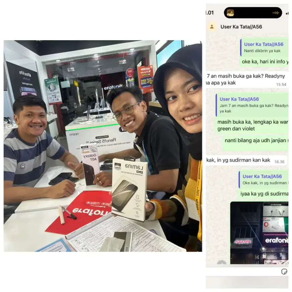 Samsung A17 5G free TG & clear case