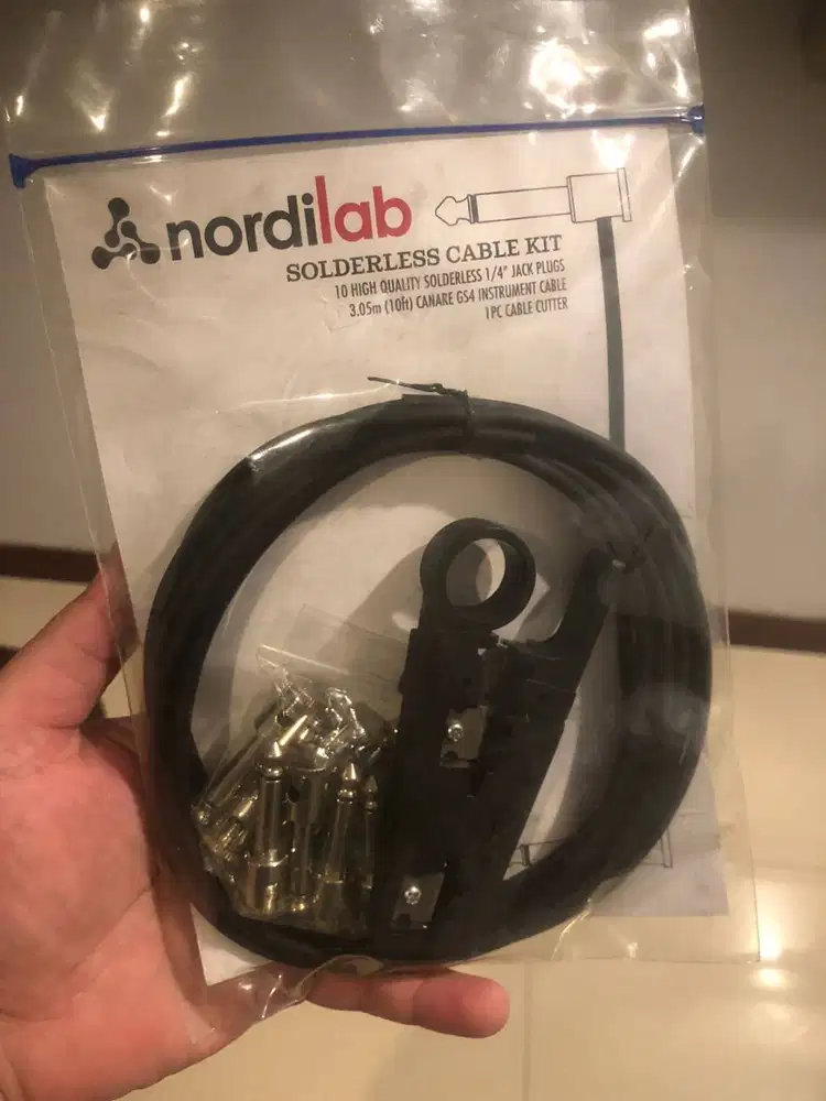 DIJUAL! Nordilab Solderless Cable Kit buat rakit pedalboard