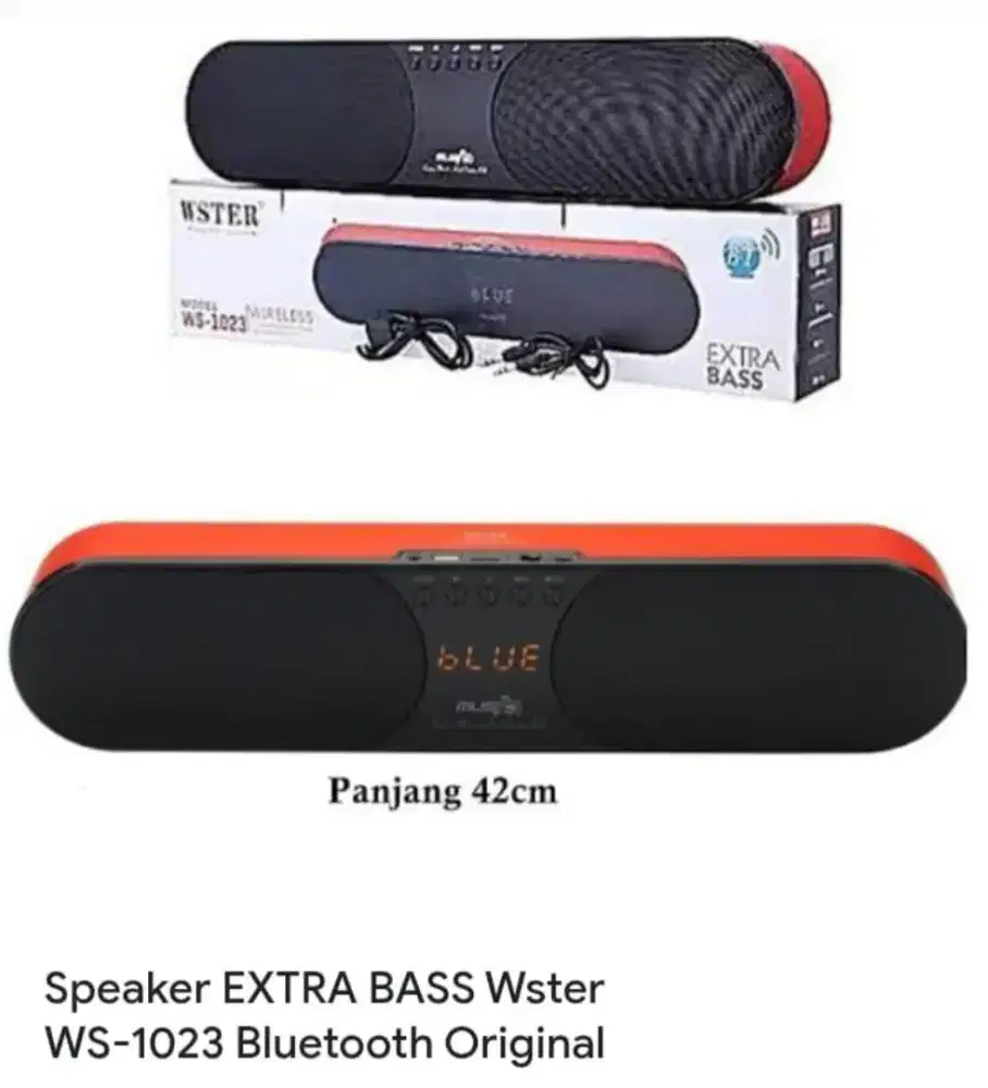 Speaker Extra Bass Wster WS-1023