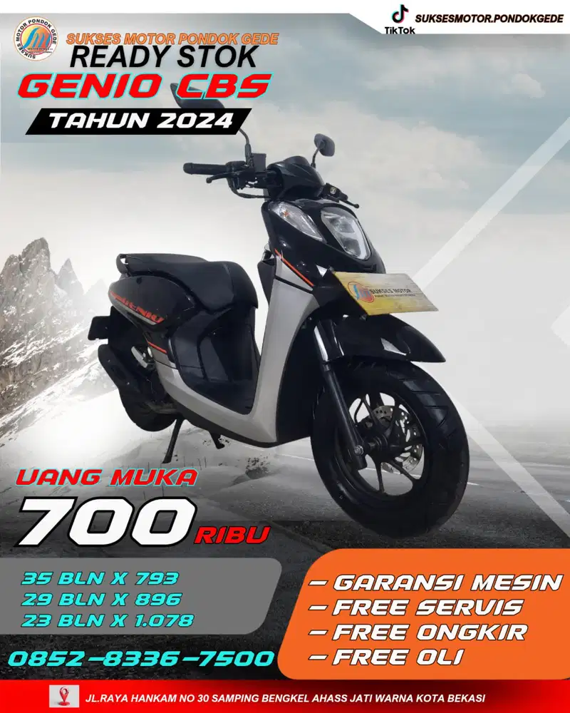 DP 700 RIBU HONDA GENIO CBS TAHUN 2024
