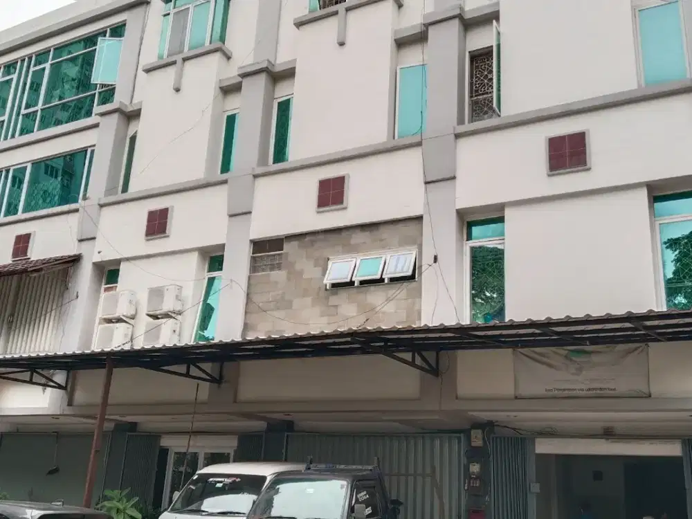 Ruko 4 lantai kelapa gading di hoek 119m bagus kokoh samping WGP lbr jln 3 mobil 2 lajur