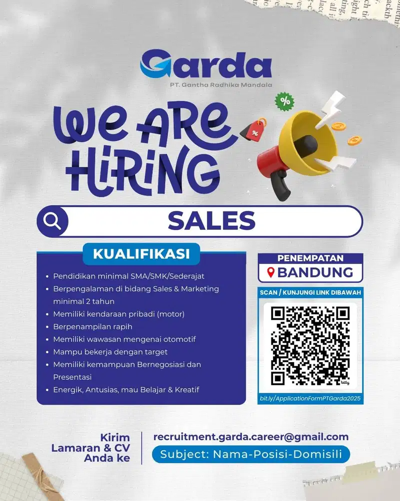 Lowingan Kerja Sales