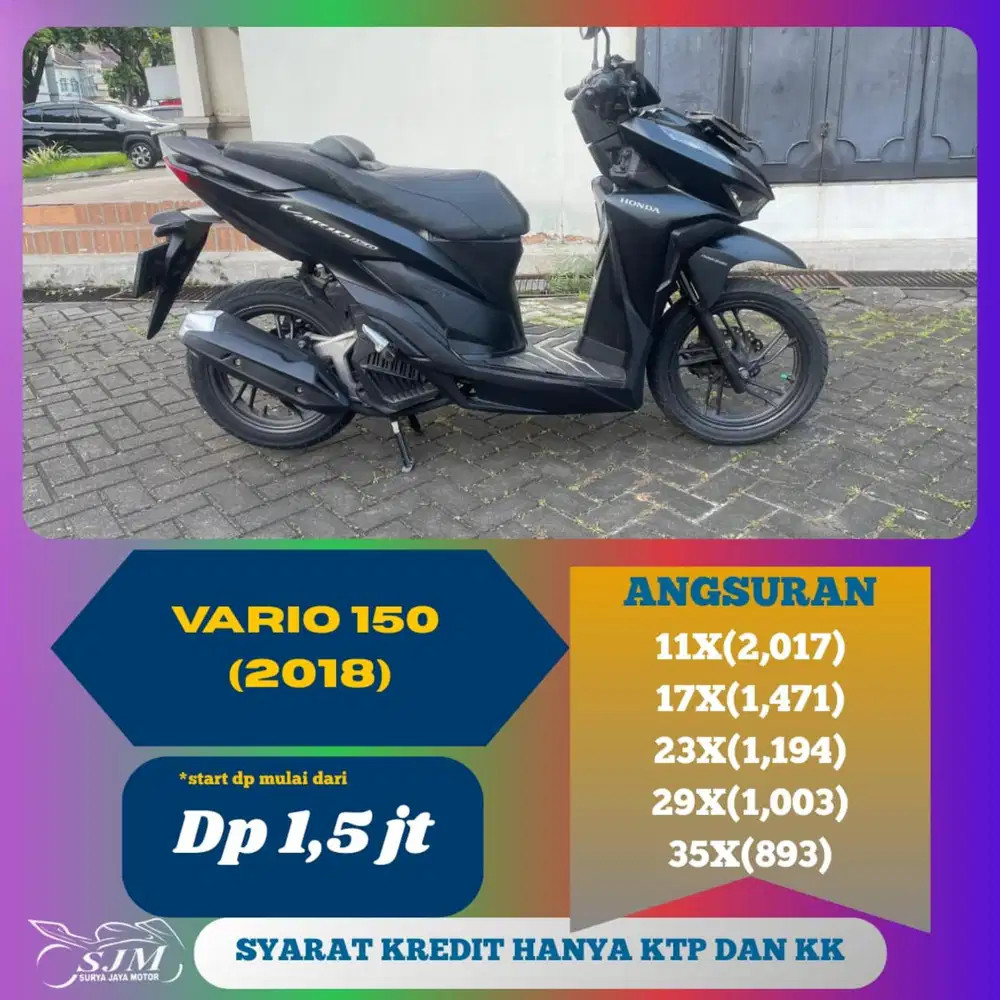 HONDA VARIO 150 2018 SIAP PAKAI