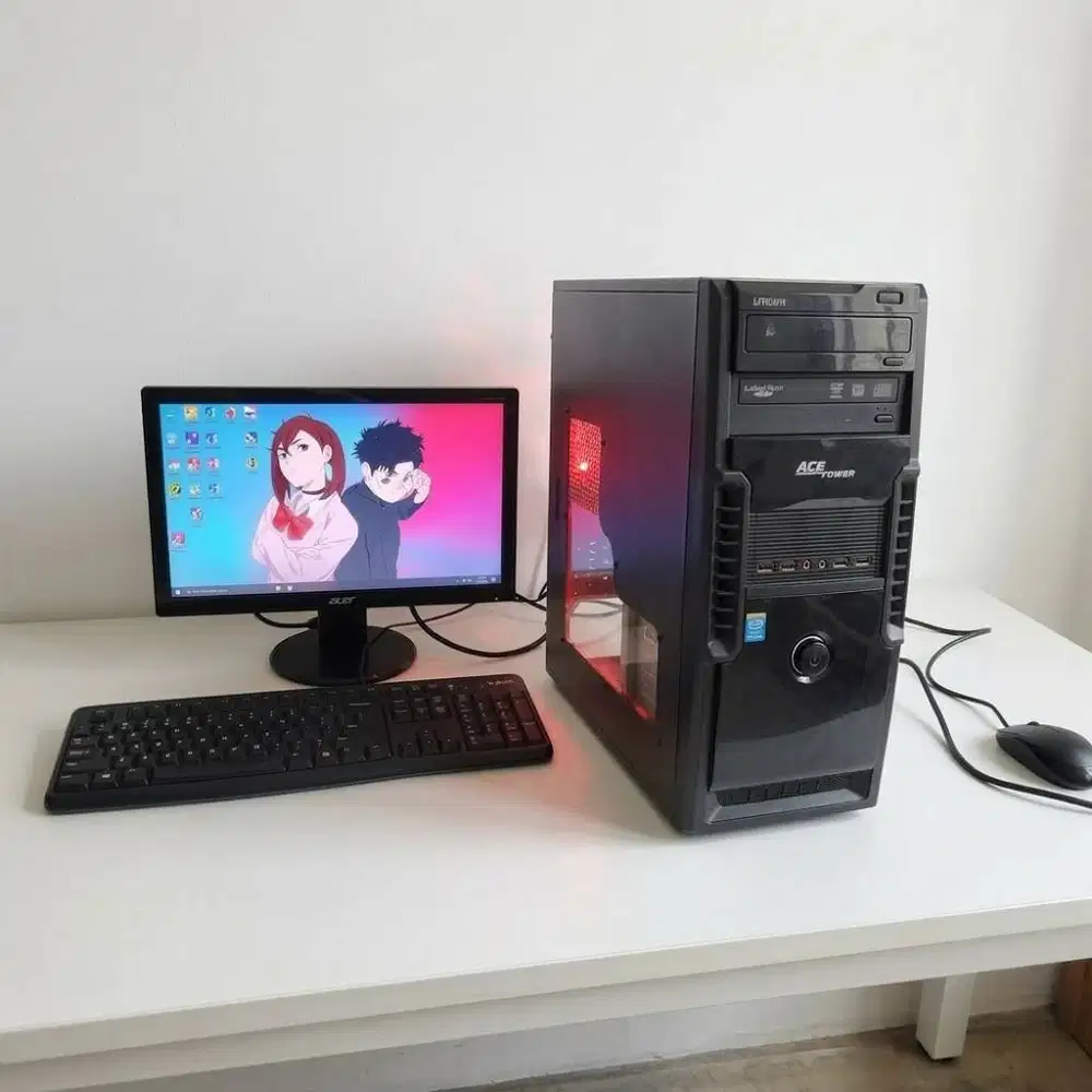 PC Komputer intel core i5 fullset tinggal pakai sekolah, kuliah, kerja
