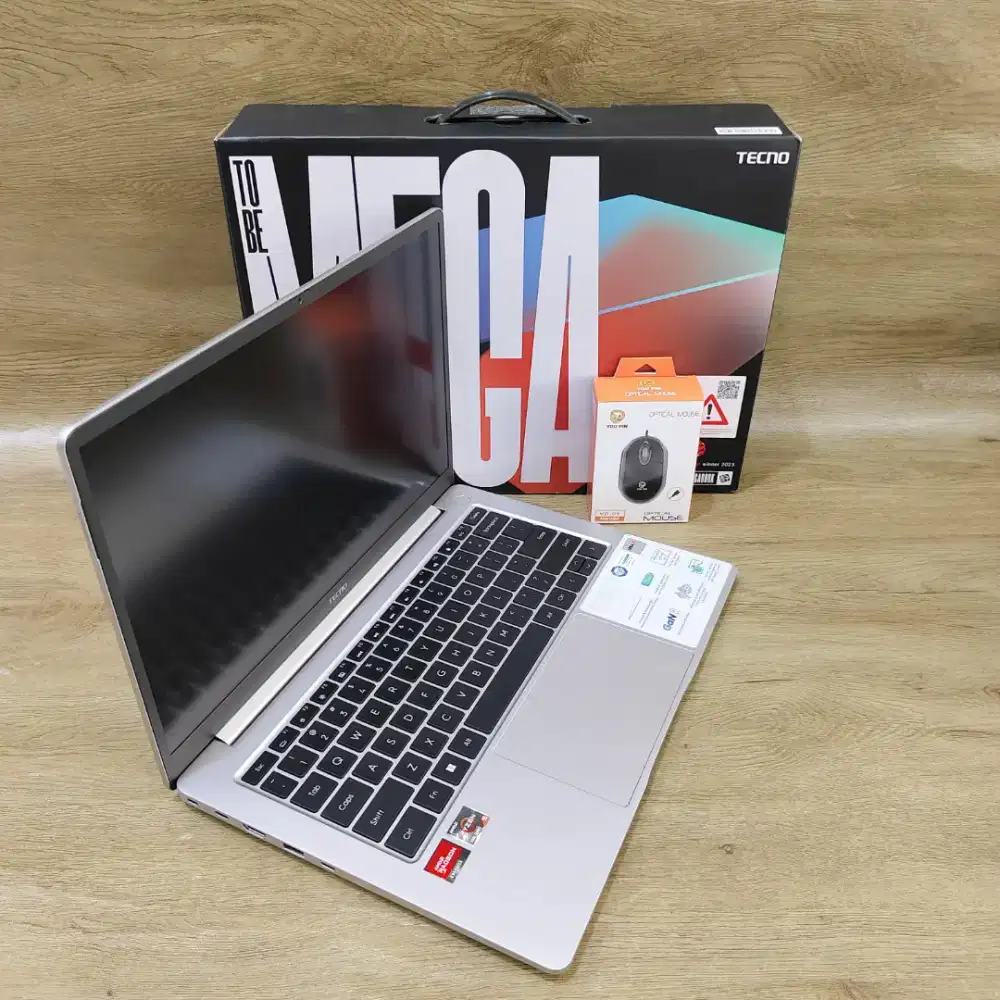 LAPTOP TECNO MEGABOOK T14DA SLIM RYZEN 5 (7000Series) RAM 16GB