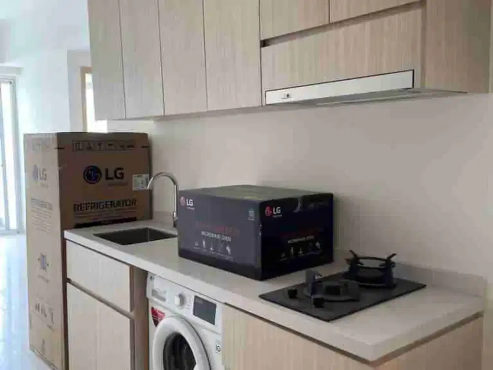 Disewakan apartemen sedayu city 2 bedroom semi furnish