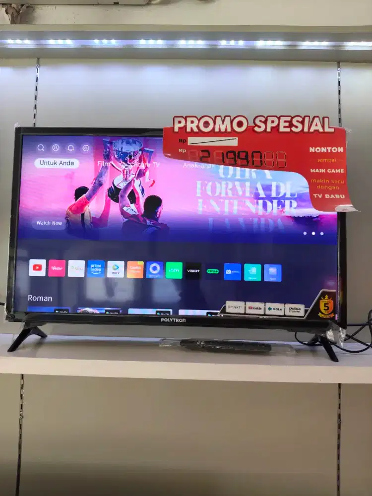 Promo Ramadhan SmartTV Polytron 32 cashback 200.000