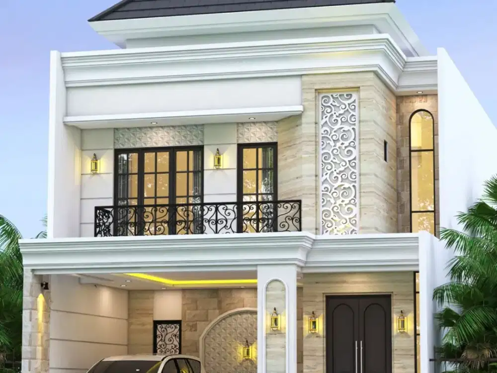 DIJUAL RUMAH SBY TIMUR Model Semi Klasik  MINIMALIS 2 LANTAI (BARU)