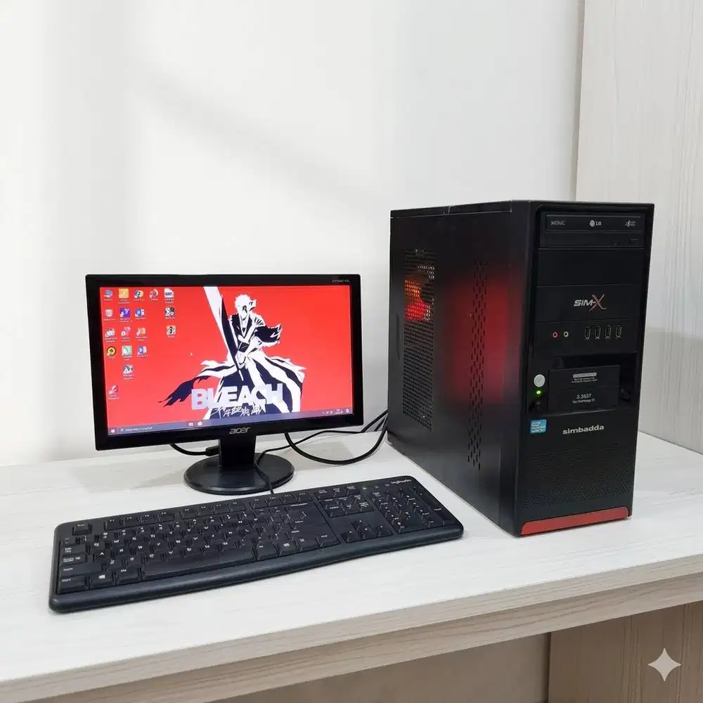 pc komputer fullset core i5 tinggal pakai saja