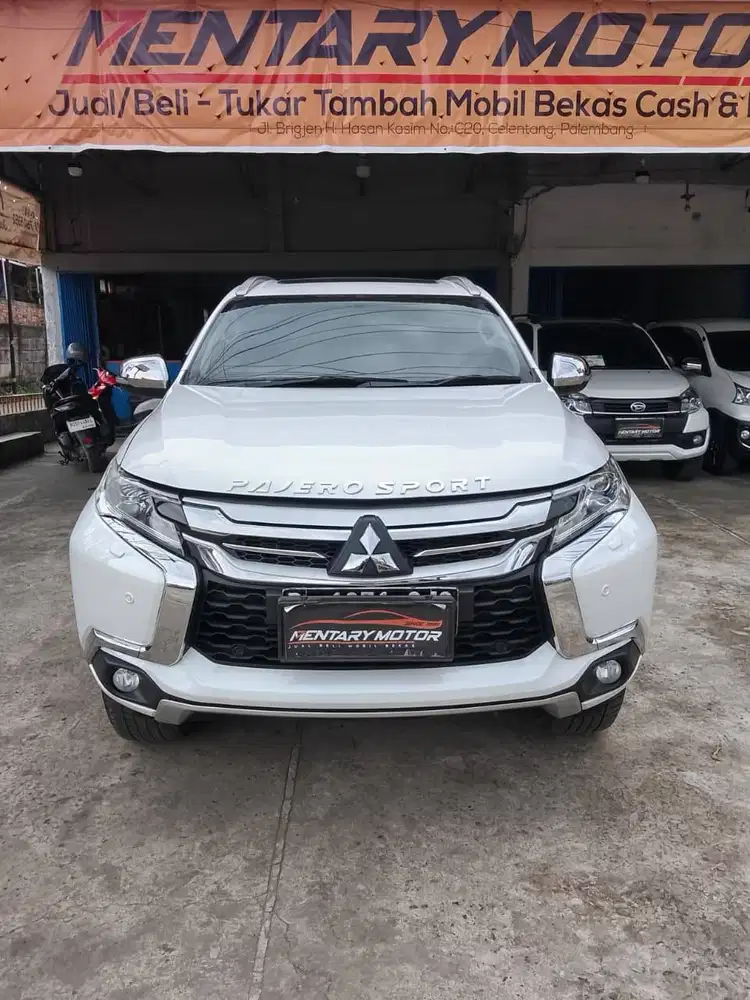 Pajero Sport Dakar Limited Rockford Fosgate Matic Putih Terawat Murah