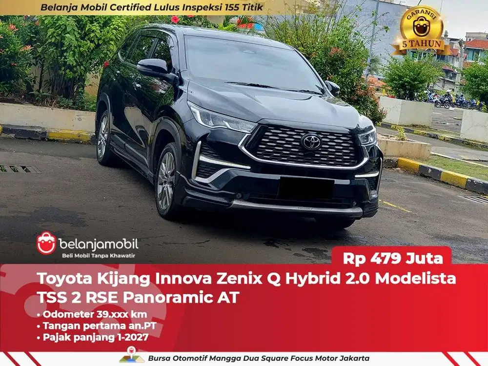 [ PAJAK PANJANG ] Toyota Innova Zenix Q Hybrid Modelista TSS 2024/2025