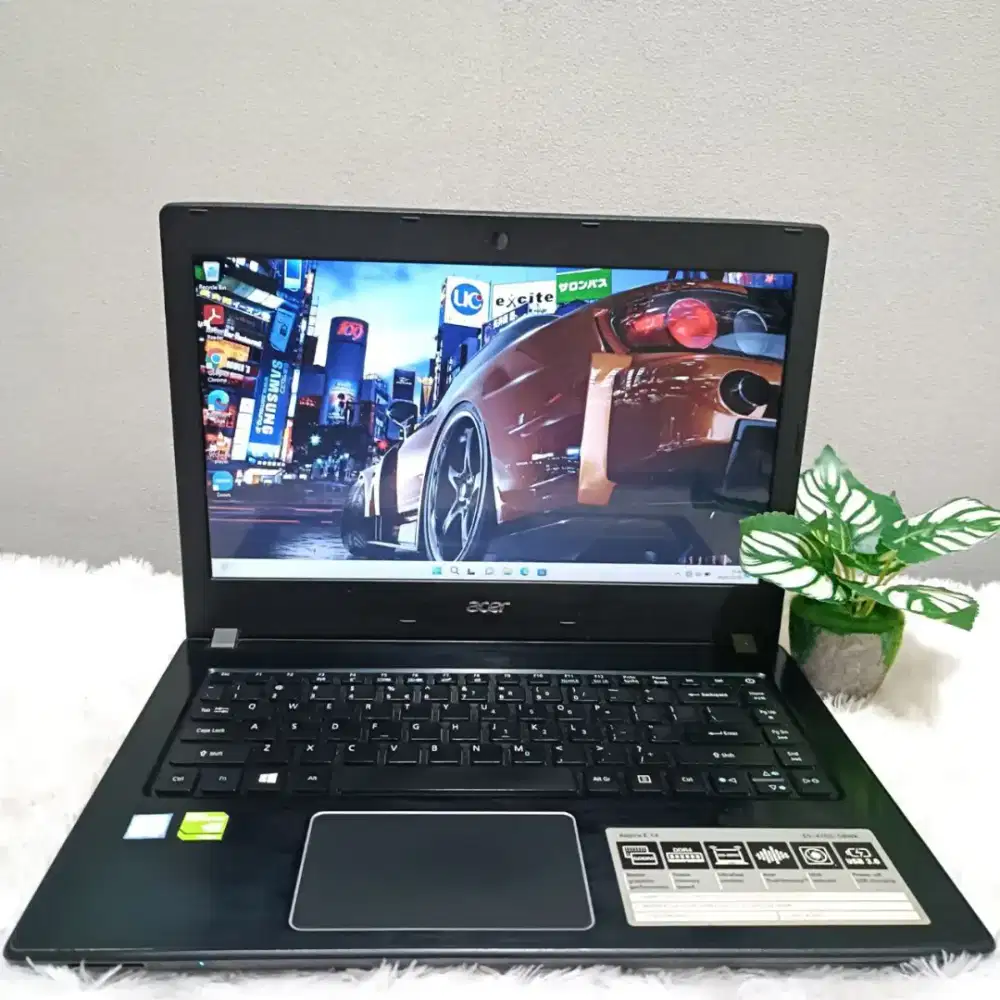 LAPTOP GAMING DAN EDITING MURAH ACER ASPIRE E14 CORE I5 NVIDIA 940MX