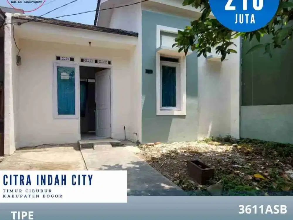Rumah murah siap huni dicitra indah city