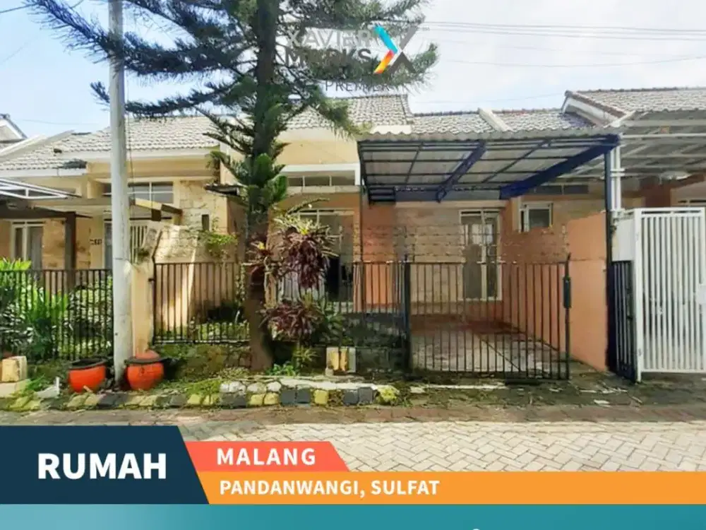 Dijual Rumah Under 1M Semi Furnished di Pandanwangi Sulfat Malang