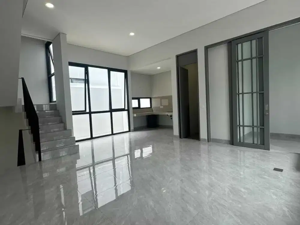 Sewa Rumah Mewah 3 Lantai Aether Greenwich BSD – EV Ready & Full AC