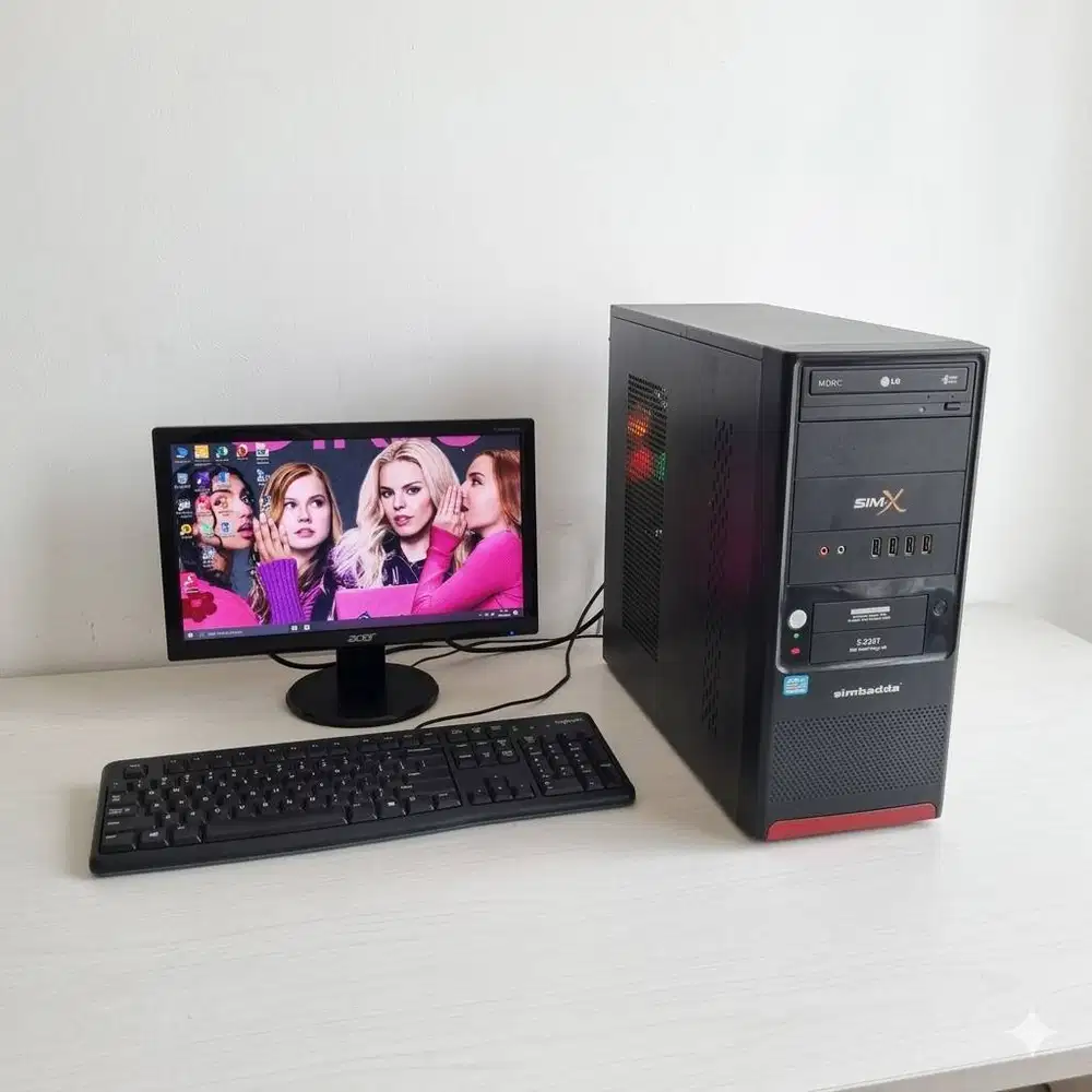 pc komputer fullset core i5 tinggal pakai