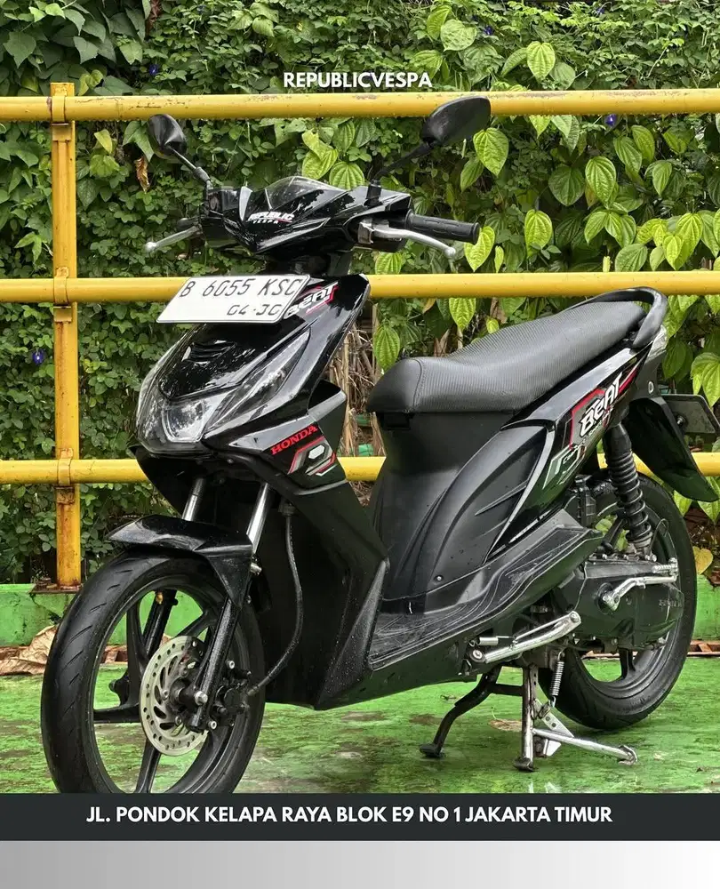 TERMURAH DIJUAL CEPAT! HONDA BEAT KARBURATOR TAHUN 2009 WARNA HITAM