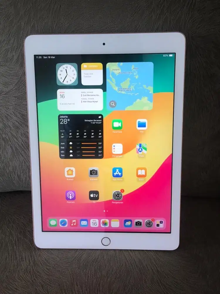 iPad Generasi 6 2018 32GB Wifi Only Gold
