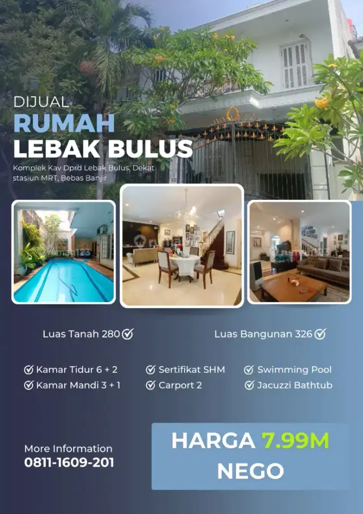 Rumah tinggal asri dan nyaman