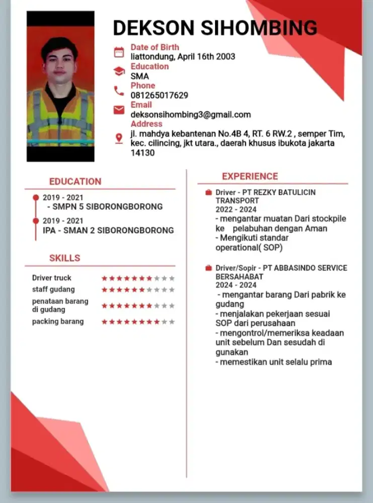 Nyari pekerjaan untuk tggl 19