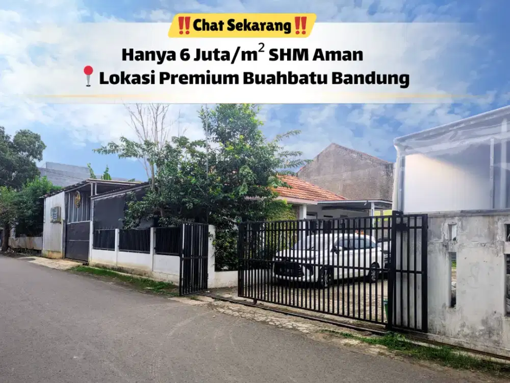 Kavling Siap Bangun di Buahbatu Bandung