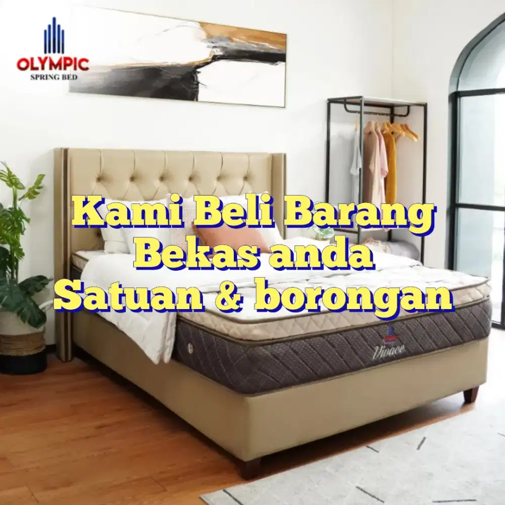 Tawarkan Springbed, Kasur busa bekas, sofa dan barang bekas lainnya