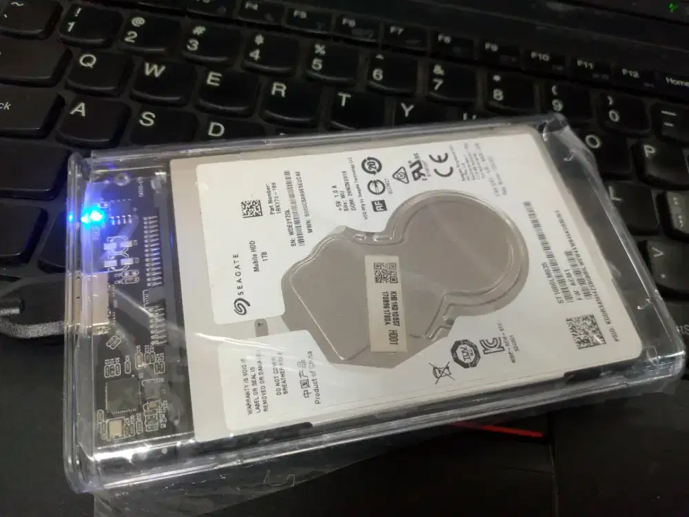 JUAL HDD EXTERNAL SEAGATE 1TB/1000GB SECOND NORMAL LANCAR JAYA