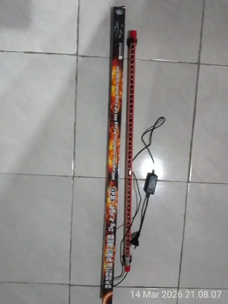 Lampu aquarium (80cm kandila pro red 3mode dan Ph 2000lh