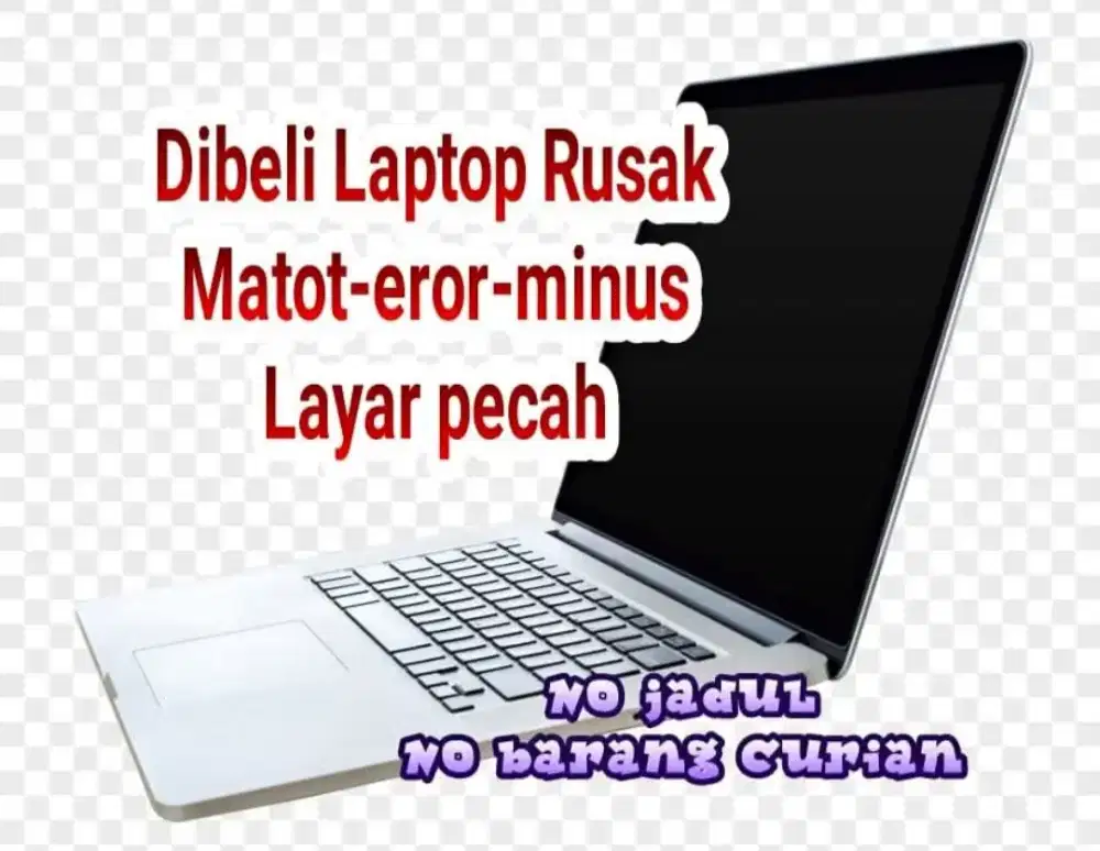 Dibeli Laptop bekas dan mati rusak