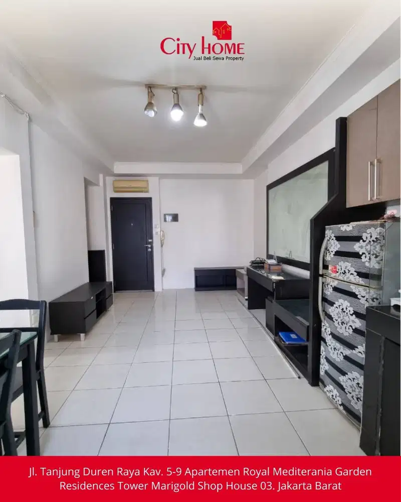 Sewa Apartemen Semi Furnished di Mediterania Garden Residences 2