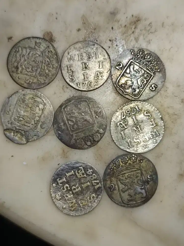 Koin jadul kuno west perak