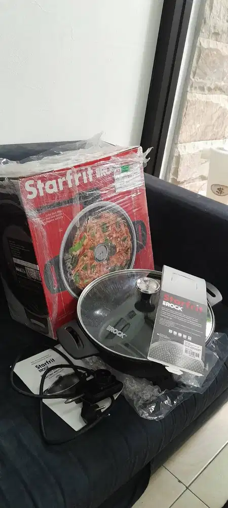 Starfrit The Rock Multi Pot Panci Elektrik 4,5L 1000 Watt Ex Hadiah